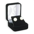 thumbnail image 3 of Sterling Silver Stud Earrings with Elegant Freshwater Cultured Button Pearls, Pearls from 5-12 mm, Gift Box Included with Earrings, 3 of 4