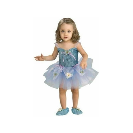Toddler Blue Daisy Ballerina Girl Costume