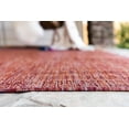 thumbnail image 2 of Unique Loom Solide Collection Casual Transitionnel Tapis d'Intérieur et d'Extérieur, 7' x 10', Rouille Rouge/terre Cuite, 2 of 2