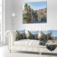 thumbnail image 2 of Designart Large Rock Canyon Panorama - Landscape Printed Throw Pillow - 16x16, 2 of 4