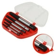 thumbnail image 1 of Professional Grade 5-Piece Screw Extractor Set: Remove Broken Bolts & Nuts, 1 of 8