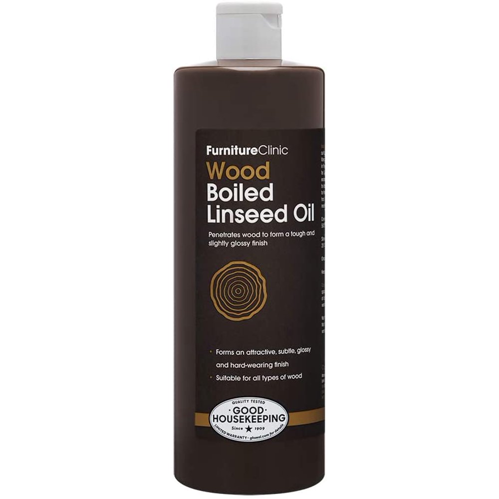Furniture Clinic Boiled Linseed Oil for Wood Furniture & More 500ml