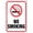 No Smoking, variant on Aluminum Private Property No Trespassing Soliciting Sign Aluminum Decorative Signs Metal Aluminum Sign for Outdoor & Indoor 12" X 8"