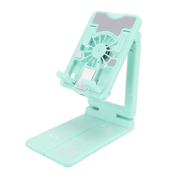Adjustable Cell Phone Cooler Stand, 2S Fast Cooling Fan, Low Noise , with Colorful RGB Lights for Live Streaming Mobile Gaming
