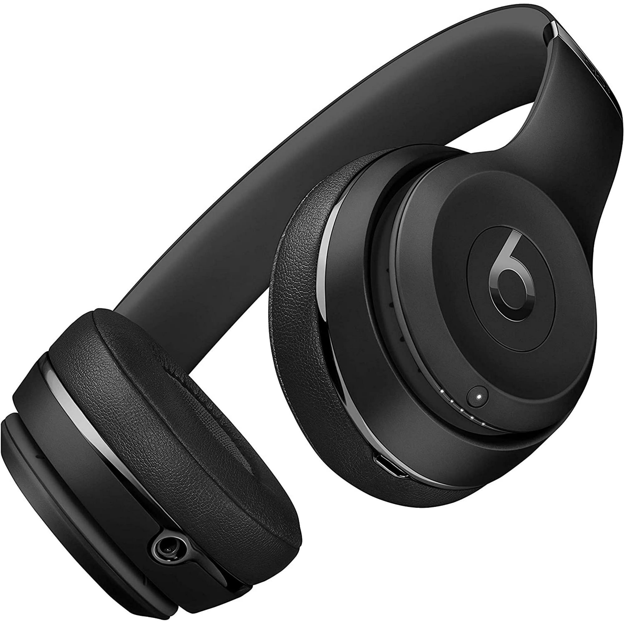 Restored Beats Solo3 Wireless On Ear Headphones W1 Chip Class 1 Bluetooth 40 Hours of Listening Time Built In Microphone and Controls Matte Black Walmart