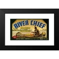 thumbnail image 2 of Anonymous 14x10 Black Modern Framed Museum Art Print Titled - River Chief Oranges and Grapefruit Label (1930-1950), 2 of 5