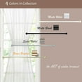 thumbnail image 4 of Sash Curtain Rod, Adjustable 16-28 Inch, 3/8 In. Diameter, 2 Pack Adhesive & Screwed, Kitchen Curtain Rods (White), 4 of 8