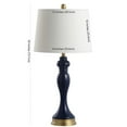 thumbnail image 6 of SAFAVIEH Cayson Classic 29 in. Table Lamp with USB Port, Navy/Gold, 6 of 8