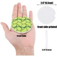 thumbnail image 2 of FMSHPON Green Fruit Lime Pattern Set of 6 Car Coaster for Drinks, Absorbent Ceramic Stone Coasters Cup Mat with Cork Base for Home Kitchen Room Coffee Table Bar Decor, 2 of 5