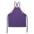 thumbnail image 1 of TFixol Multi-Functional Purple Hairdressing Apron with Waterproof Pockets, Durable Canvas Material for Various Work Environments, 1 of 6