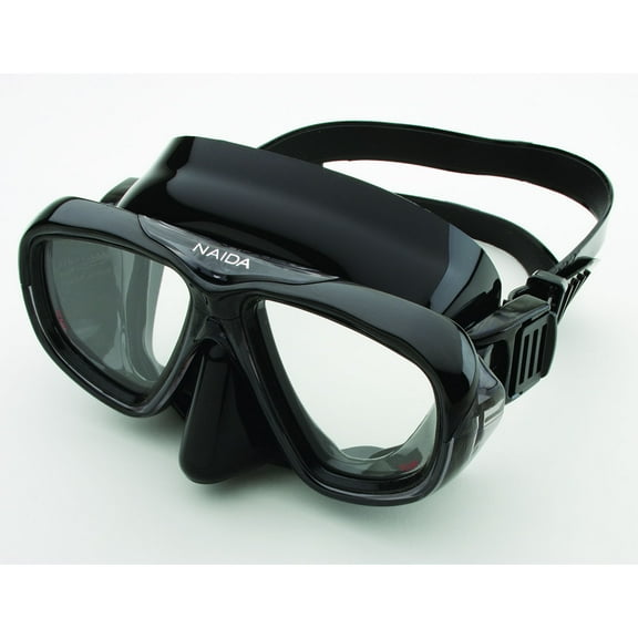 Riffe Naida Mask - Black W/ Clear Lens