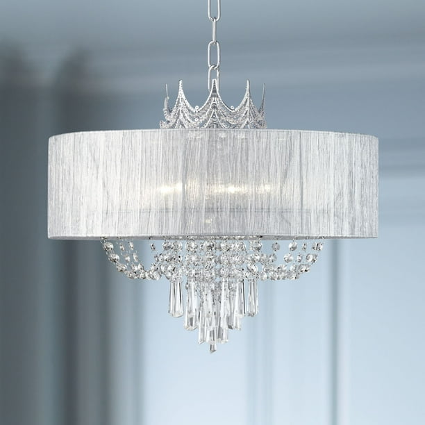 Vienna Full Spectrum Silver Dd Crown Crystal Chandelier 21 Wide Modern 6 Light Fixture For Dining Room House Kitchen Entryway Com - Crystal Chandelier For Sloped Ceiling Vienna Full Spectrum Silver Dd Crown Crystal Chandelier 21 Wide Modern 6 Light Fixture For Dining Room House Kitchen Entryway Com - Crystal Chandelier For Sloped Ceiling