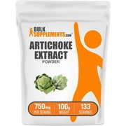 BulkSupplements Artichoke Extract Powder - 750mg per Serving - 100 Grams (3.5 oz)