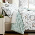 thumbnail image 3 of Southshore Fine Living, Inc. Christmas Twin Duvet Cover Set with Sham - Wreath & Reindeer Print, 3 of 8