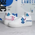 thumbnail image 3 of Zapatos blancos pequeños de Disney para hombre, de caña baja, modernos y versátiles, informales, para niños, zapatos de tabla para parejas con marca compartida de dibujos animados, 3 of 4