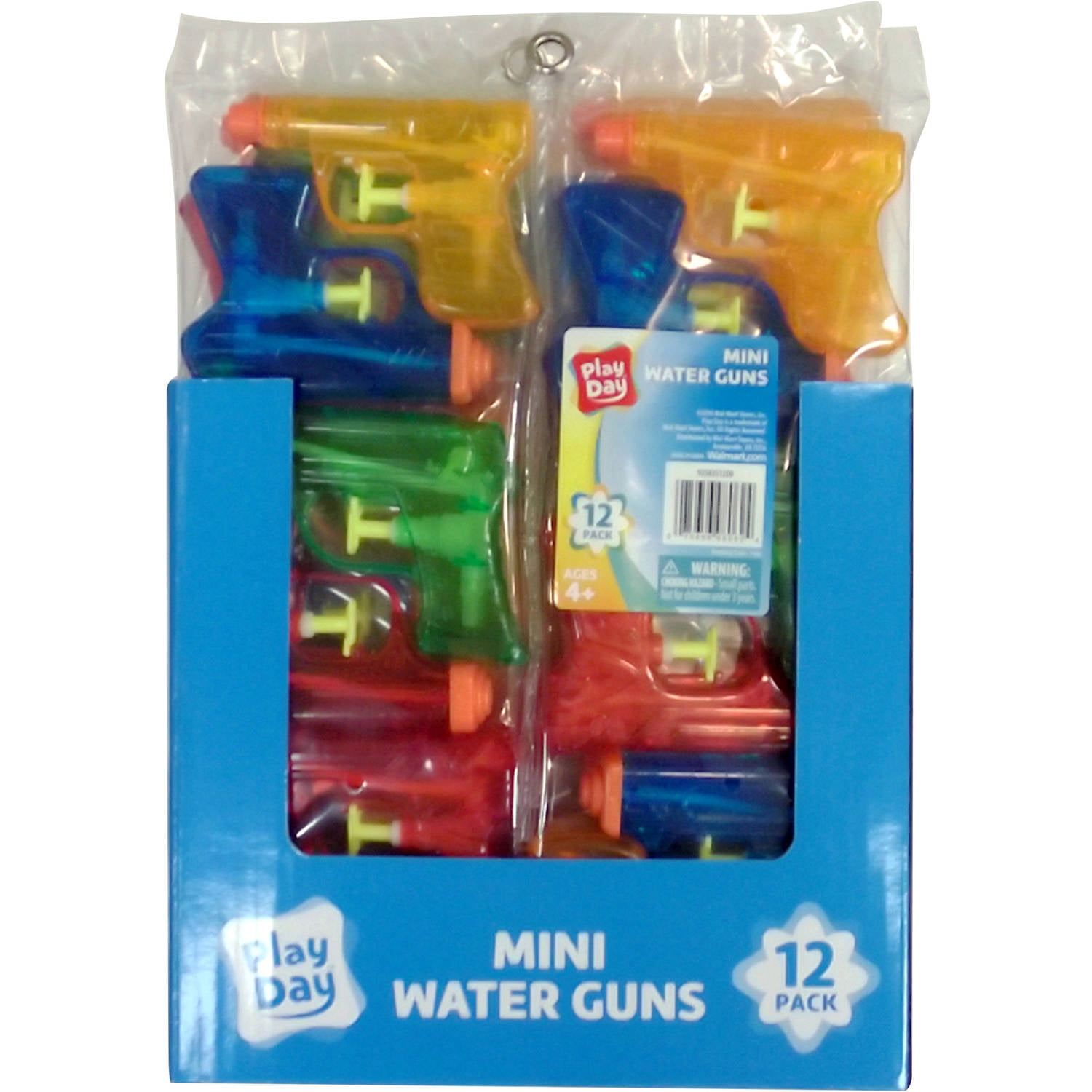 Water Toys Ages 3 12 pack Details about   Play Day Mini Water Gun Blasters 