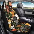 thumbnail image 4 of Uourmeti Car Seat Cover Prevent Wear Damage Polyester, Compatible with Car Interior, Fit for Vans Trucks, Cat, 4 of 6