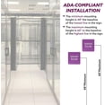thumbnail image 4 of ADA CENTRAL SIGNS - 6" X6" Server Room Sign- ADA Compliant Tactile Graphics Grade 2 Braille Text Acrylic Wall Signs - IT Staff, Authorized Person Only Door Sign for Offices, Hotels, Schools, Warehouse, 4 of 7