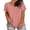 Pink, variant on fatyb Women's Plus Size T-Shirts V Neck Short Sleeve Tshirts Casual Loose Summer Tees Tops for Women