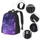 thumbnail image 2 of Disketp Purple Bubble Abstract Art Mochila Minimalista de Gran Capacidad, Mochila de Viaje para Escuela, Trabajo o Uso Diario, 2 of 6