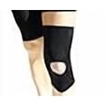 thumbnail image 4 of Alpha Medical Open Patella Compression Support Knee Brace Sleeve With Anti-Roll Support Stays – Knee Stabilizer – Knee Pain Relief (Medium Black), 4 of 4