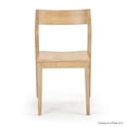 thumbnail image 2 of Plank+Beam Modern Dining Chair Set of 2, Solid Wood Chairs for Kitchen, Office, Living Room, 2 of 7
