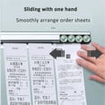 thumbnail image 4 of 23.6 in. Order Organizer Ticket Holder, Restaurant Kitchen Menu Holder, High-Quality No Punching Stick Takeaway Hotel Kitchen Receipt Order Holder, 4 of 11