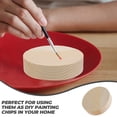 thumbnail image 6 of Greenadscape Beige Plastic Wood Slices for Decoration Unpainted Smooth Surface DIY Projects 8x2cm, 6 of 8