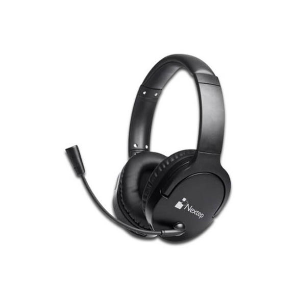 Audífonos Inalámbricos Con Micrófono Nextep NE-424 Color Negro