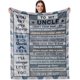 thumbnail image 1 of LHSHID Uncle Gifts Blanket Best Uncle Gifts Uncle Birthday Gifts Gifts for Uncle Uncle Gifts from Niece/Nephew Birthday Gifts for Uncle 30"x40", 1 of 7