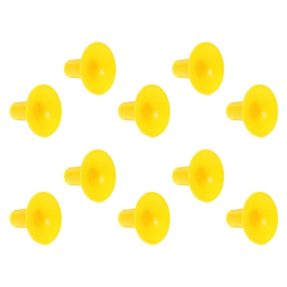 Soimiss 10pcs Valve Lapping Tool Kit Engine Valve Tool for Vehicle Maintenance and Repair with Rubber Yellow