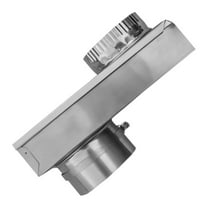 Builder's Best SAF-TDUCT Zero Periscope Dryer Vent, Adjustable from 0-5" Length