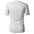 thumbnail image 4 of H2H Men's Basic Fashion Crew-neck T-sihrt ASHGRAY US XL/Asia 2XL (CMTTS0198), 4 of 6