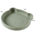 thumbnail image 4 of YAOMOBB Dinner Plate Lovely Baby Feeding Tray Suction Cup Dinner Plate for Solid Color Silicone Material, 4 of 7