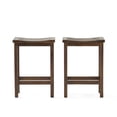 thumbnail image 6 of Homy Casa Outdoor Barstool Set of 2 – Perfect for Patio or Outdoor Bar, Brown, 6 of 7