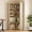 Natural wood color, variant on Heavy Duty L-Shaped Corner Bookshelf 71.8'' – 5-Tier Farmhouse Office Bookcase – Large White Wooden Display Shelf with Open Storage for Home, Living Room, Bedroom