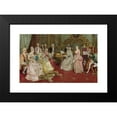 thumbnail image 2 of Luis Álvarez Català 24x17 Black Modern Framed Museum Art Print Titled - A Musical Recital (1901), 2 of 5