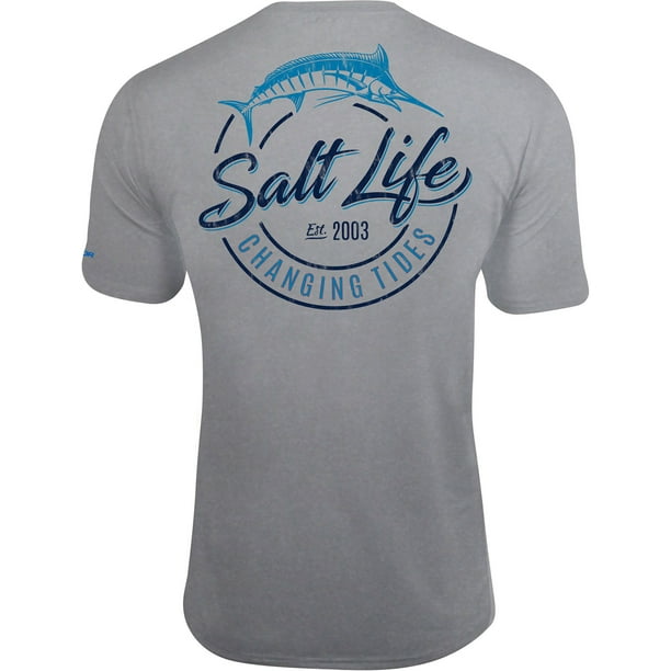 Salt Life Salt Life Men's Changing Tides SLX Short Sleeve Performance