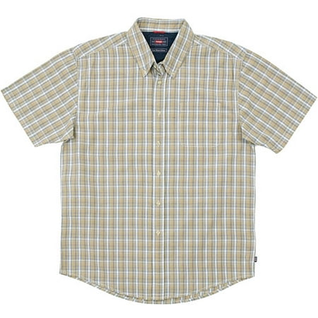 Wrangler - Big Men's Suffolk Plaid Short Sleeve Shirt