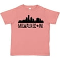 thumbnail image 3 of Inktastic Milwaukee Wisconsin City Skyline Boys or Girls Toddler T-Shirt, 3 of 5