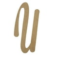 thumbnail image 1 of Wooden Letter Unfinished, Bettaria Font, Craft Cutout, 1 of 3