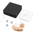thumbnail image 2 of Audífonos ajustables de plástico Super Mini, amplificador de sonido de la oreja, Kit de audífono con gancho para el cuidado del oído, JZ-1088A, 2 of 4