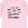 thumbnail image 4 of Inktastic I Love My Grandma and Grandpa Heart and Arrows Boys or Girls Long Sleeve Baby Bodysuit, 4 of 5
