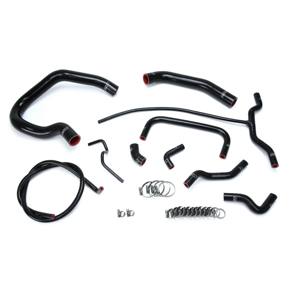 Hps Reinforced Black Silicone Radiator Heater Hose Kit Coolant For Ford 04 11 Ranger 40l V6 0234