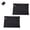black, variant on KYJiuLiu Sew-In Zipper Pocket, Hidden Canvas Travel Wallet, 2 Pack