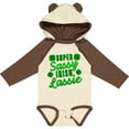 thumbnail image 3 of Inktastic Super Sassy Irish Lassy with Green 4 Leaf Clovers Boys or Girls Long Sleeve Baby Bodysuit, 3 of 5