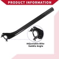 thumbnail image 4 of Unique Bargains Bicycle Seat Post Bike Seatpost Bicycle Seat Tube for Bicycle Carbon Fiber 27.2 x 350 mm 3K Gloss Black, 4 of 7