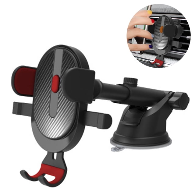 Soporte para teléfono celular para automóvil, soporte para teléfono por gravedad para automóvil, soporte para ventilación de aire con sujeción automática, compatible con cuna