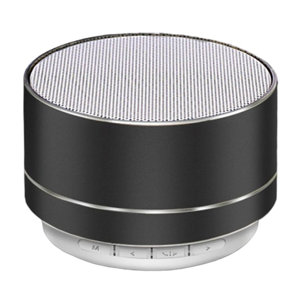 Silver Gray Metal Small Steel Cannon Wireless Bluetooth Audio subwoofer Plug-in Card to Computer 