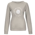 thumbnail image 4 of Dyegold Sweatshirt For Women Fall Casual Long Sleeve Shirts Loose Trendy Sunflower Graphic Pullover Top Cute Crewneck Blouse, 4 of 5